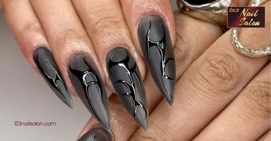 20 Stunning Stiletto Nail Art Ideas to Elevate Your Manicure Game 1 Trending Stiletto Nail Art Ideas