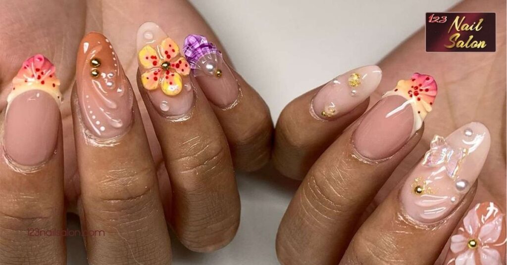 Escape to Paradise: 25 Vibrant Tropical Nail Ideas to Brighten Your Look This Summer 1 Tropical Nail Ideas for Every Occasion