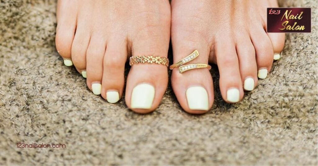 10 Trendy Summer Toenail Ideas to Make Your Feet Shine This Season 10 Unique Toe Rings