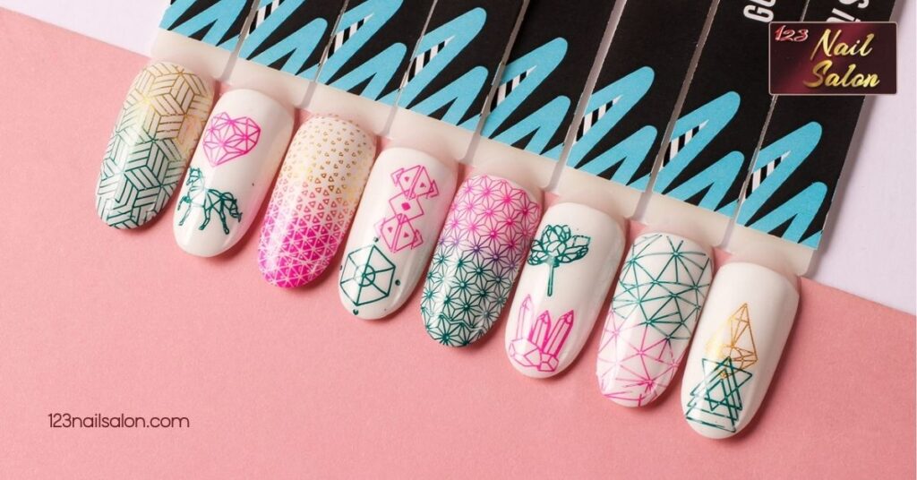 10 Easy Nail Art Ideas That Will Transform Your DIY Nails into Stunning Works of Art 6 Using Stamping Plates for Intricate Designs