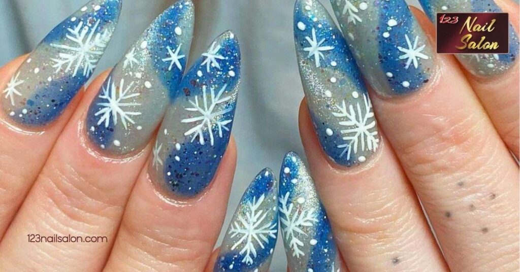 20 Stunning Acrylic Nail Art Ideas to Elevate Your Manicure Game This Season 7 Winter Inspired Acrylic Nail Art Ideas