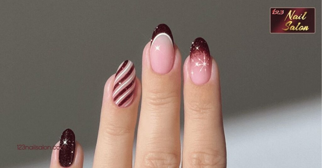 Stunning Shellac Nail Ideas: Elevate Your Style for Every Season 9 Winter Wonderland Shellac Nail Art