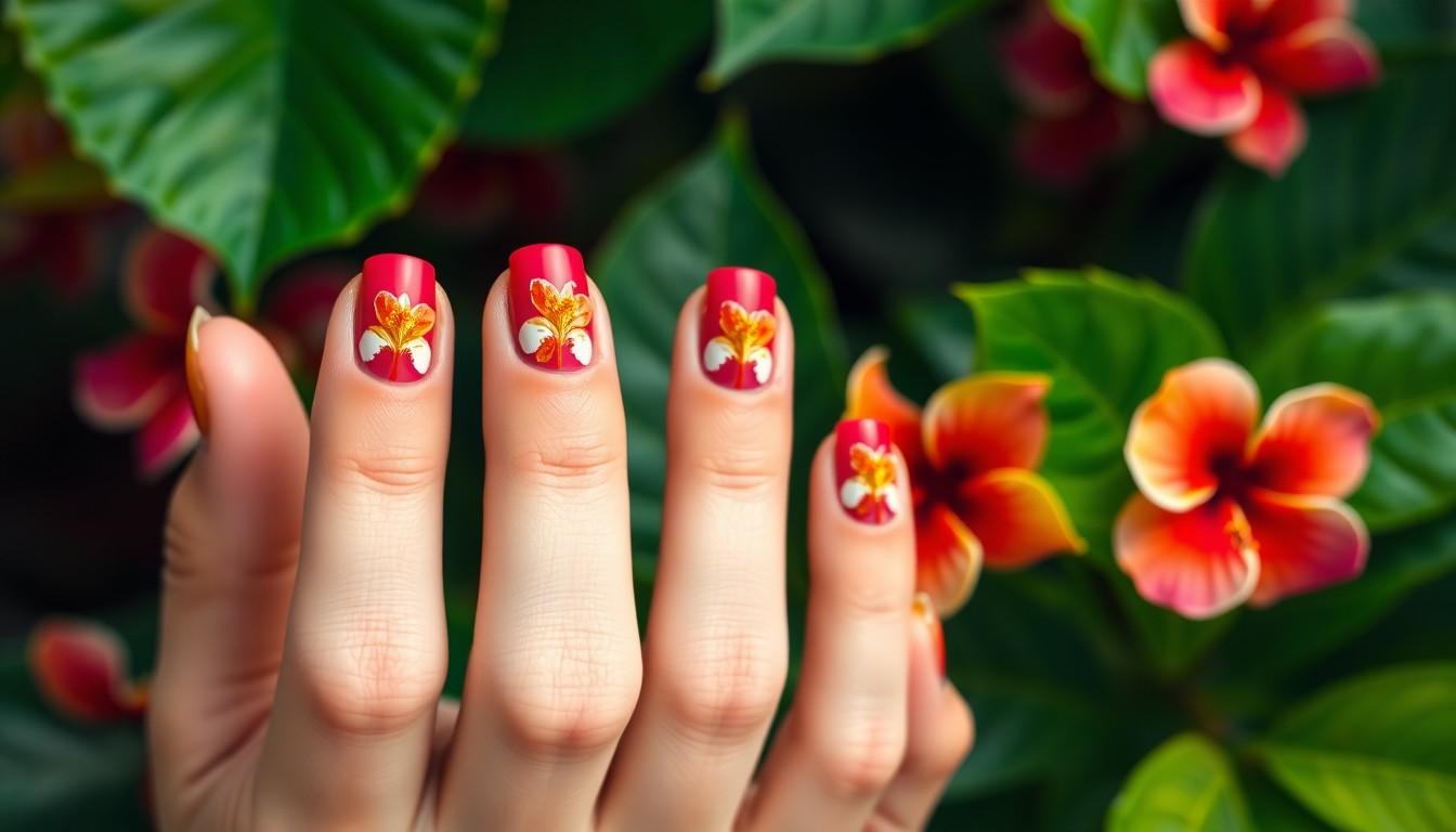 10 Stunning Flower Nail Ideas to Transform Your Manicure This Season 6 10 Stunning Flower Nail Ideas to Transform Your Manicure This Season 5