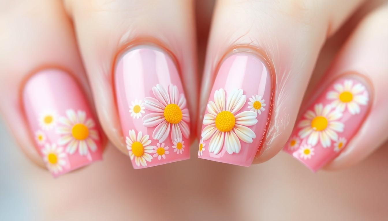 10 Stunning Flower Nail Ideas to Transform Your Manicure This Season 2 10 Stunning Flower Nail Ideas to Transform Your Manicure This Season 1
