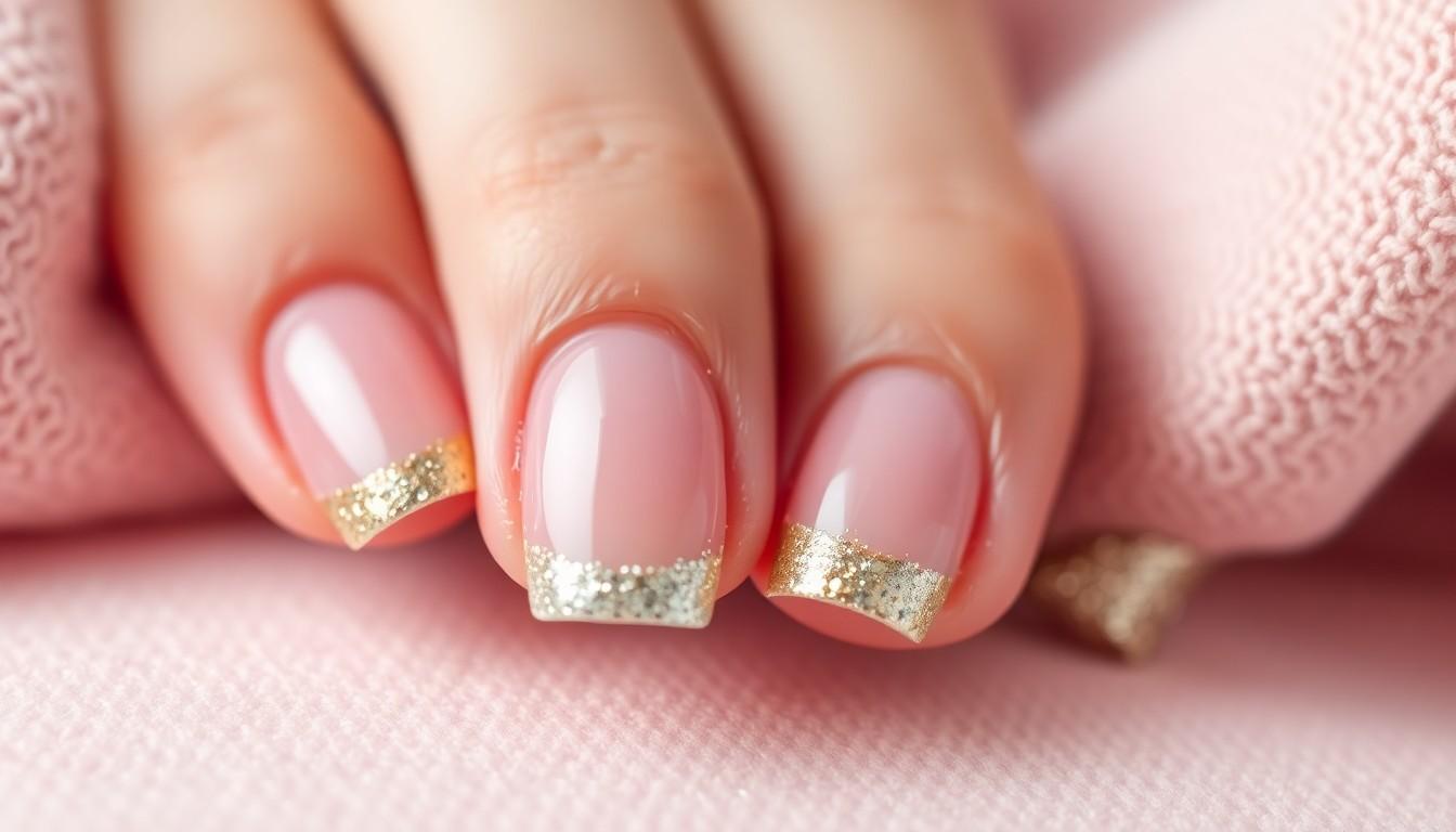 15 Elegant French Manicure Ideas That Make Short Nails Look Amazing 4 15 Elegant French Manicure Ideas That Make Short Nails Look Amazing 3