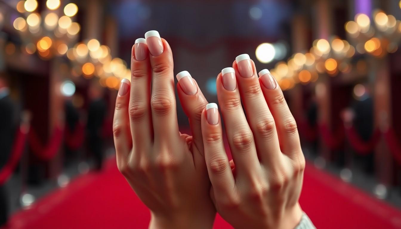 15 Elegant French Manicure Ideas That Make Short Nails Look Amazing 16 15 Elegant French Manicure Ideas That Make Short Nails Look Amazing 15