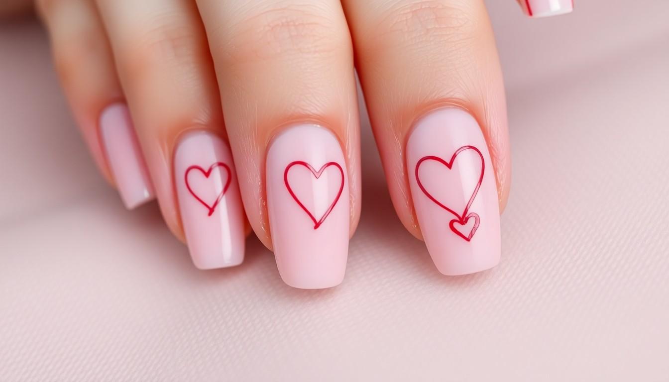 15 Adorable Heart Nail Ideas That Will Make Everyone Ask About Your Manicure 4 15 Adorable Heart Nail Ideas That Will Make Everyone Ask About Your Manicure 3