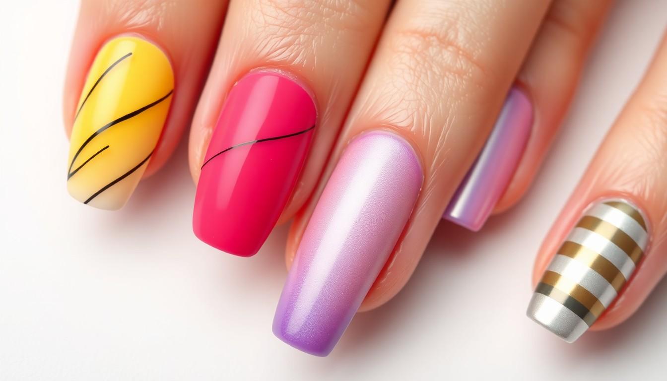 15 Effortless Nail Art Ideas You Can Do at Home | No Skills Needed 14 15 Effortless Nail Art Ideas You Can Do at Home | No Skills Needed 13
