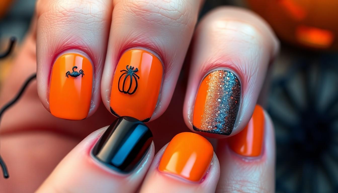 15 Spooktacular Halloween Nail Color Ideas for Your Hauntingly Perfect Manicure 2 15 Spooktacular Halloween Nail Color Ideas for Your Hauntingly Perfect Manicure 1