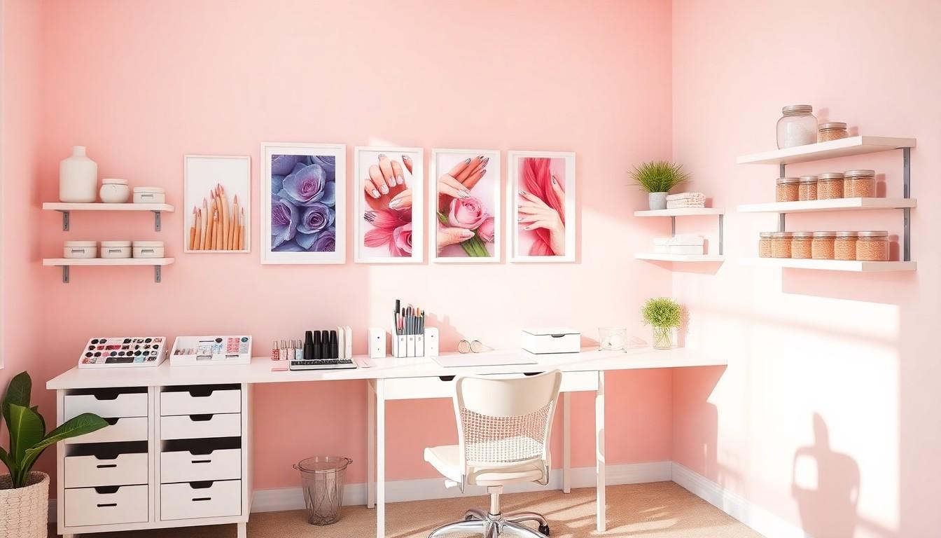 15 Stunning Nail Room Ideas to Create Your Dream Salon Space at Home 13