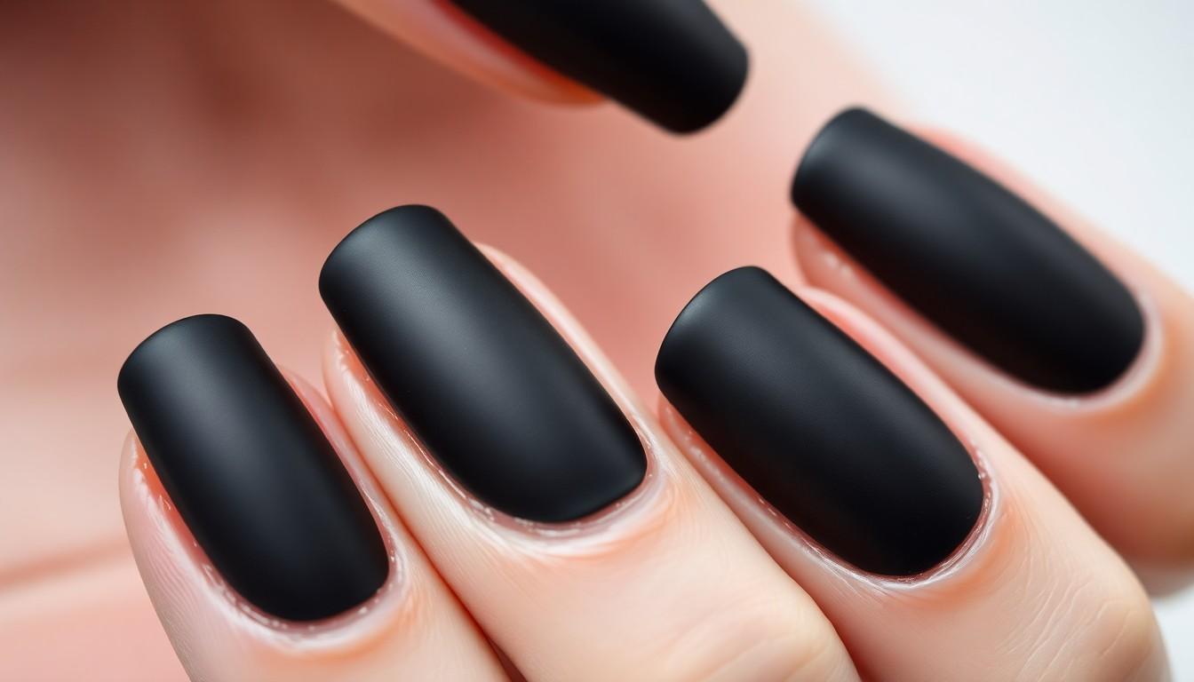 15 Stunning Matte Black Nail Ideas You Need to Try Now | From Minimalist to Gothic 2 15 Stunning Matte Black Nail Ideas You Need to Try Now | From Minimalist to Gothic 1
