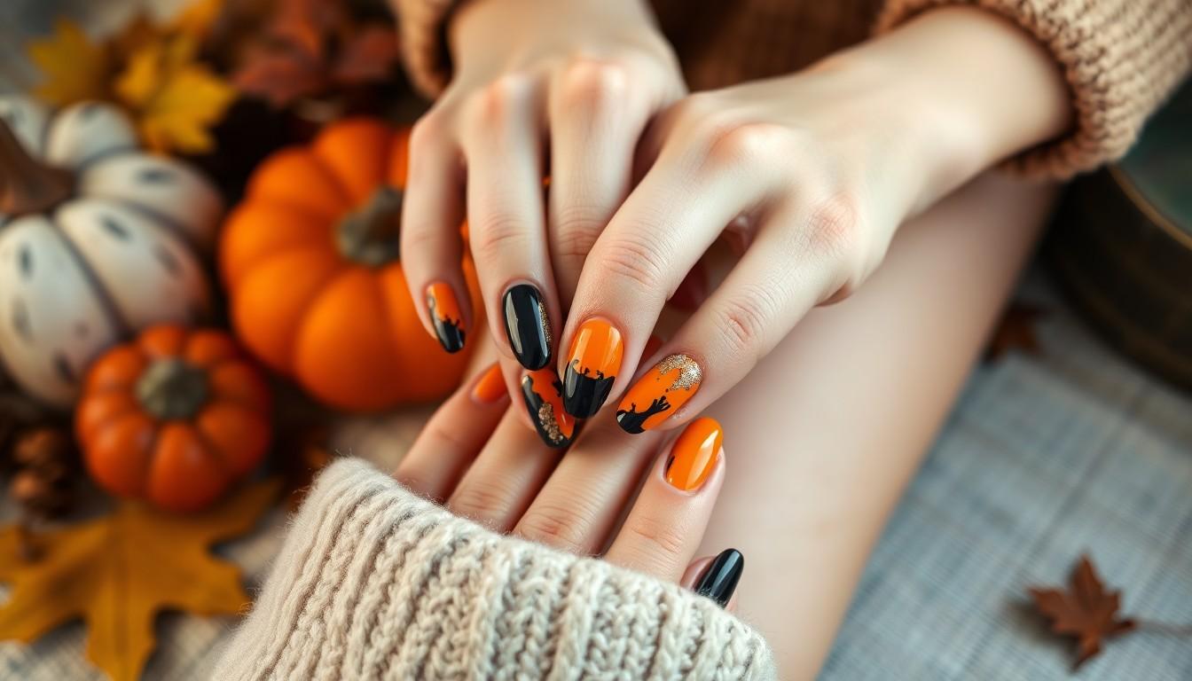 25 Stunning Fall Dip Nail Ideas That Will Have You Falling in Love | 2025 Trends 18 25 Stunning Fall Dip Nail Ideas That Will Have You Falling in Love | 2025 Trends 17