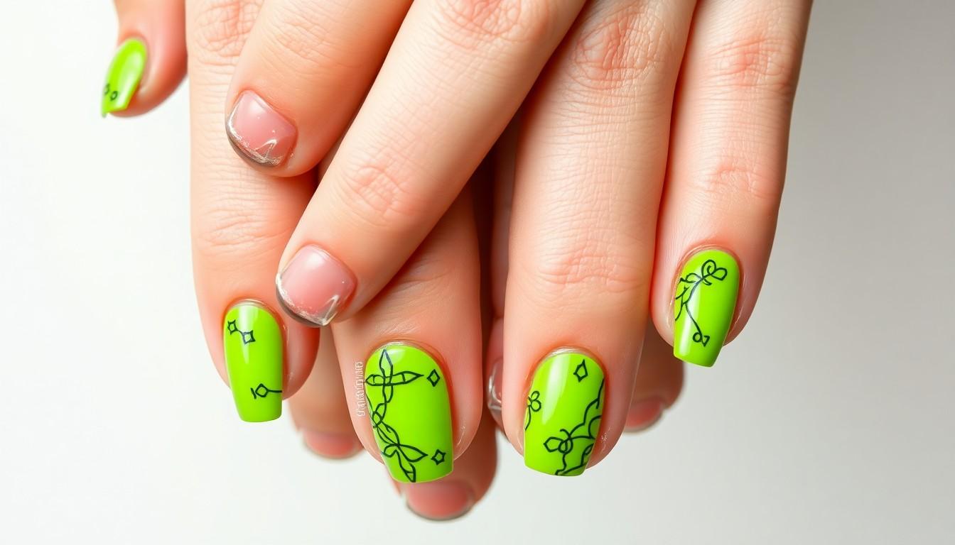 15 Fresh Lime Green Nail Ideas That Pop: Summer's Hottest Manicure Trend | 2025 Guide 8 15 Fresh Lime Green Nail Ideas That Pop: Summer's Hottest Manicure Trend | 2025 Guide 7