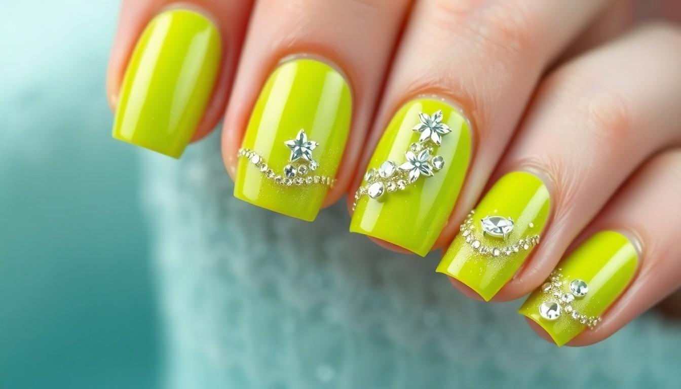 15 Fresh Lime Green Nail Ideas That Pop: Summer's Hottest Manicure Trend | 2025 Guide 12 15 Fresh Lime Green Nail Ideas That Pop: Summer's Hottest Manicure Trend | 2025 Guide 11