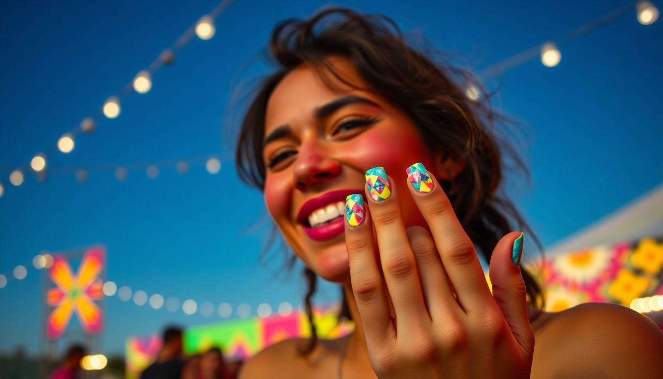 10 Dazzling Festival Nail Ideas to Make You Stand Out in the Crowd | 2025 Guide 12 10 Dazzling Festival Nail Ideas to Make You Stand Out in the Crowd | 2025 Guide 11
