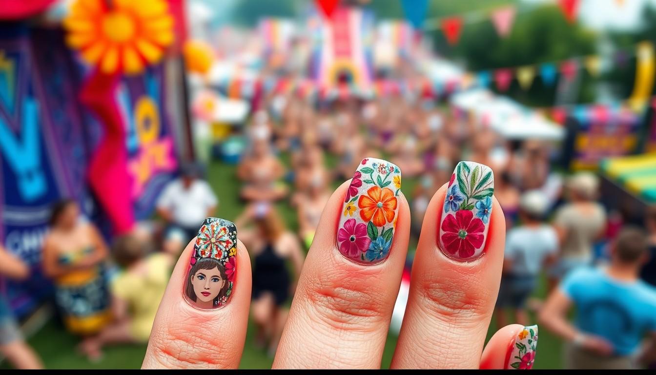 10 Dazzling Festival Nail Ideas to Make You Stand Out in the Crowd | 2025 Guide 2 10 Dazzling Festival Nail Ideas to Make You Stand Out in the Crowd | 2025 Guide 1
