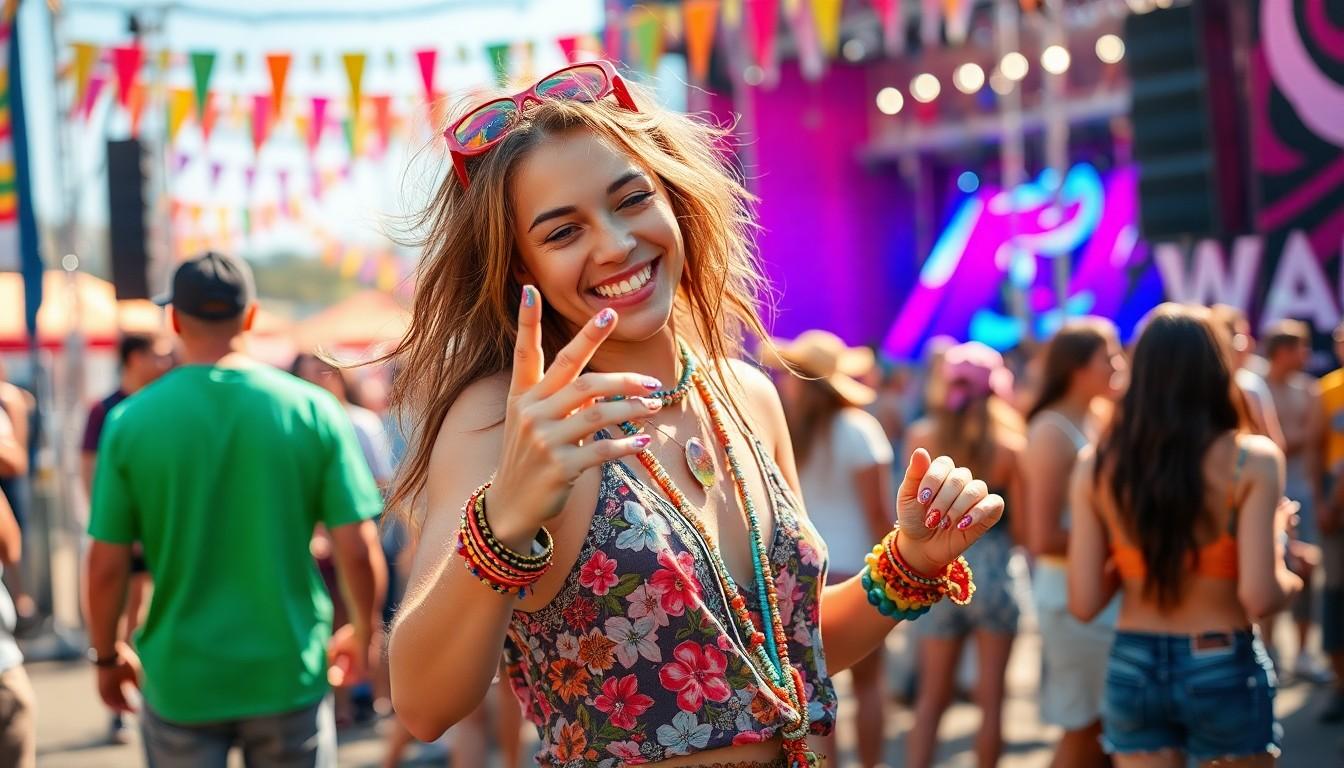 10 Dazzling Festival Nail Ideas to Make You Stand Out in the Crowd | 2025 Guide 6 10 Dazzling Festival Nail Ideas to Make You Stand Out in the Crowd | 2025 Guide 5
