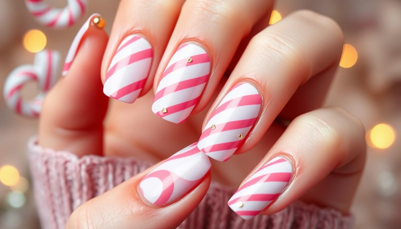 20 Glamorous Pink Christmas Nail Ideas for Holiday Magic | Festive 2025 Designs 4 20 Glamorous Pink Christmas Nail Ideas for Holiday Magic | Festive 2025 Designs 3