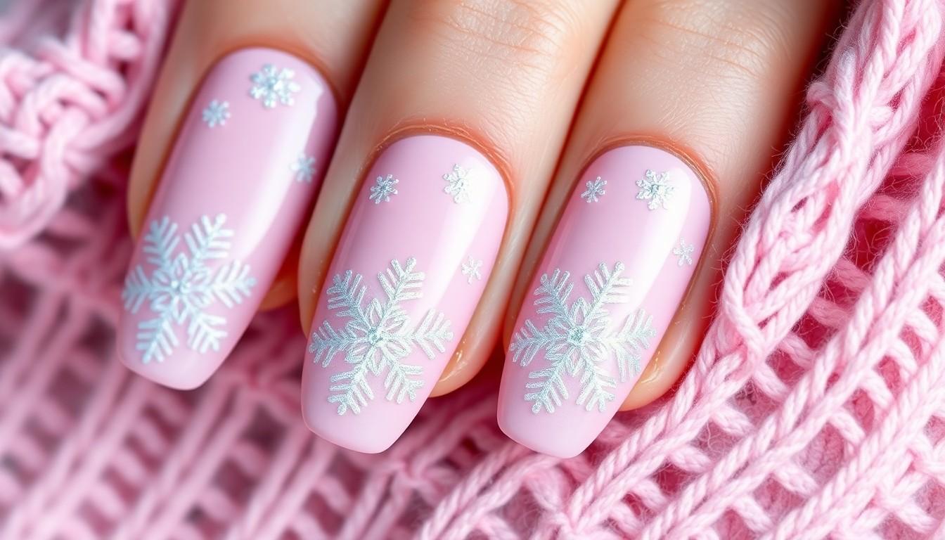20 Glamorous Pink Christmas Nail Ideas for Holiday Magic | Festive 2025 Designs 14 20 Glamorous Pink Christmas Nail Ideas for Holiday Magic | Festive 2025 Designs 13