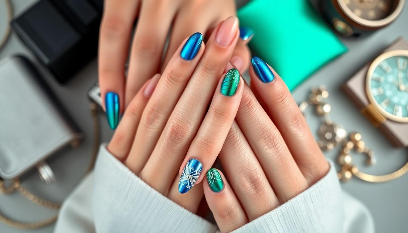 25 Stunning Metallic Nail Ideas to Elevate Your Manicure Game | 2025 Trends 8 25 Stunning Metallic Nail Ideas to Elevate Your Manicure Game | 2025 Trends 7