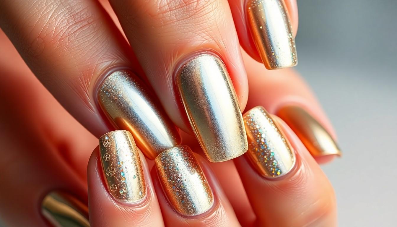 25 Stunning Metallic Nail Ideas to Elevate Your Manicure Game | 2025 Trends 2 25 Stunning Metallic Nail Ideas to Elevate Your Manicure Game | 2025 Trends 1