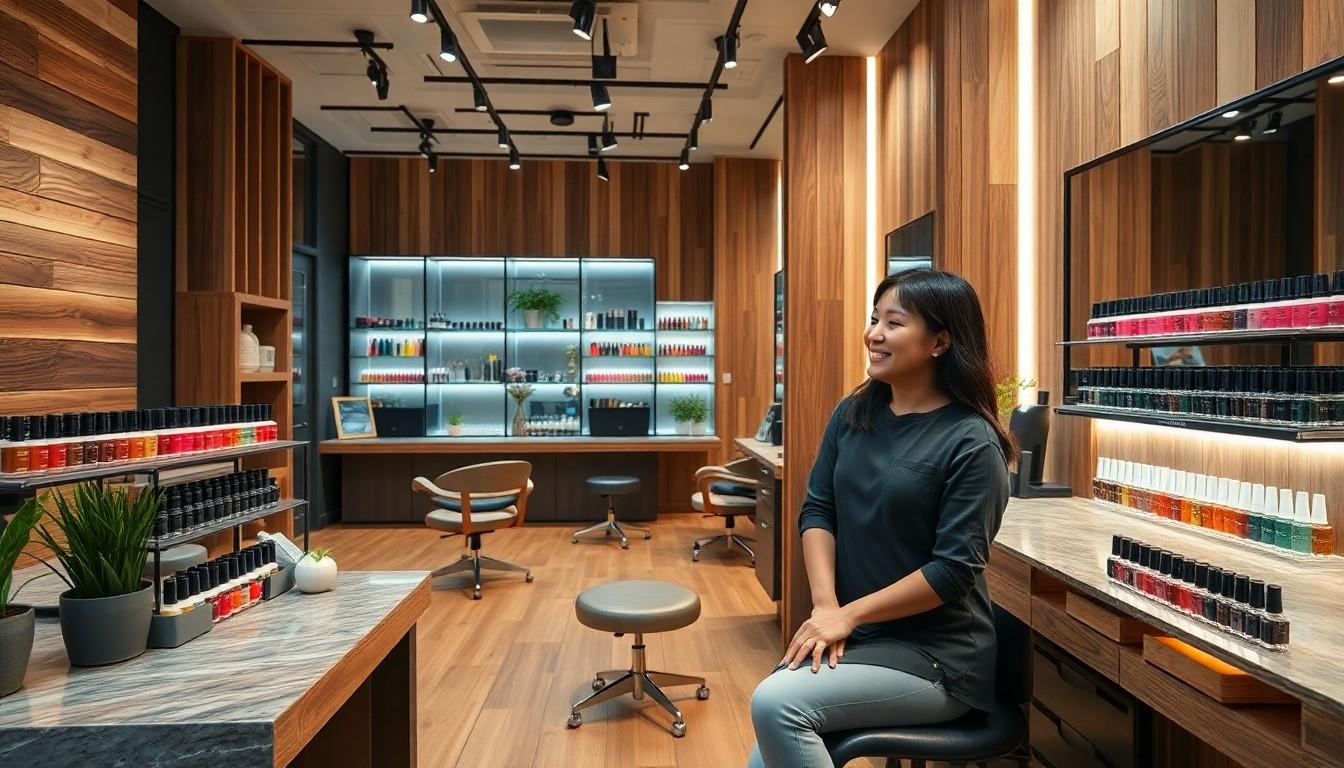 10 Stunning Nail Studio Ideas to Transform Your Salon & Boost Client Loyalty 12 10 Stunning Nail Studio Ideas to Transform Your Salon & Boost Client Loyalty 11