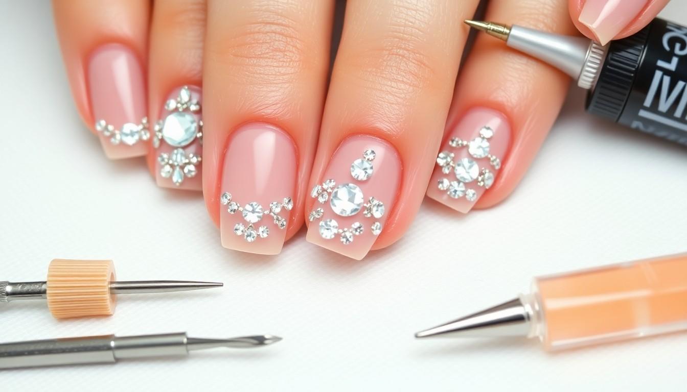 10 Dazzling Rhinestone Nail Ideas That Will Make Your Manicure Sparkle | 2025 Guide 16 10 Dazzling Rhinestone Nail Ideas That Will Make Your Manicure Sparkle | 2025 Guide 15