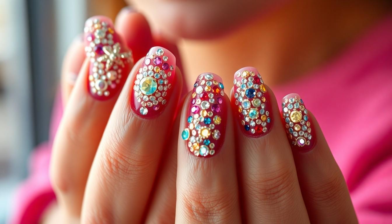 10 Dazzling Rhinestone Nail Ideas That Will Make Your Manicure Sparkle | 2025 Guide 4 10 Dazzling Rhinestone Nail Ideas That Will Make Your Manicure Sparkle | 2025 Guide 3