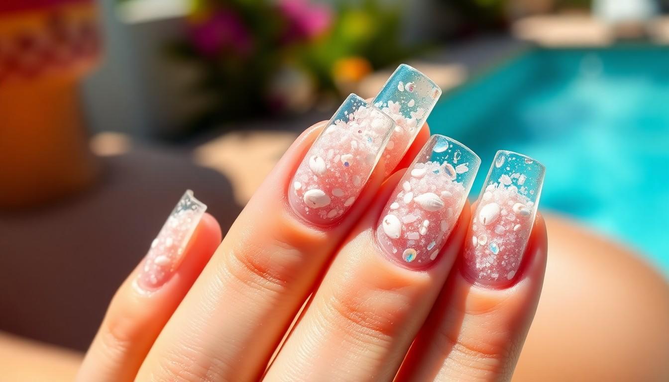 10 Trendy Short Acrylic Nail Ideas for Summer 2025 That Won't Break 12 10 Trendy Short Acrylic Nail Ideas for Summer 2025 That Won't Break 11