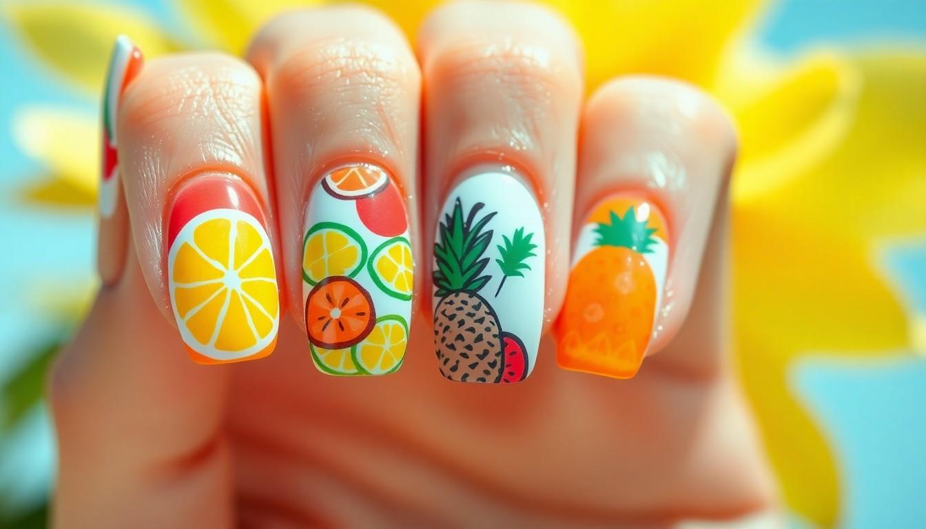 10 Trendy Short Acrylic Nail Ideas for Summer 2025 That Won't Break 4 10 Trendy Short Acrylic Nail Ideas for Summer 2025 That Won't Break 3