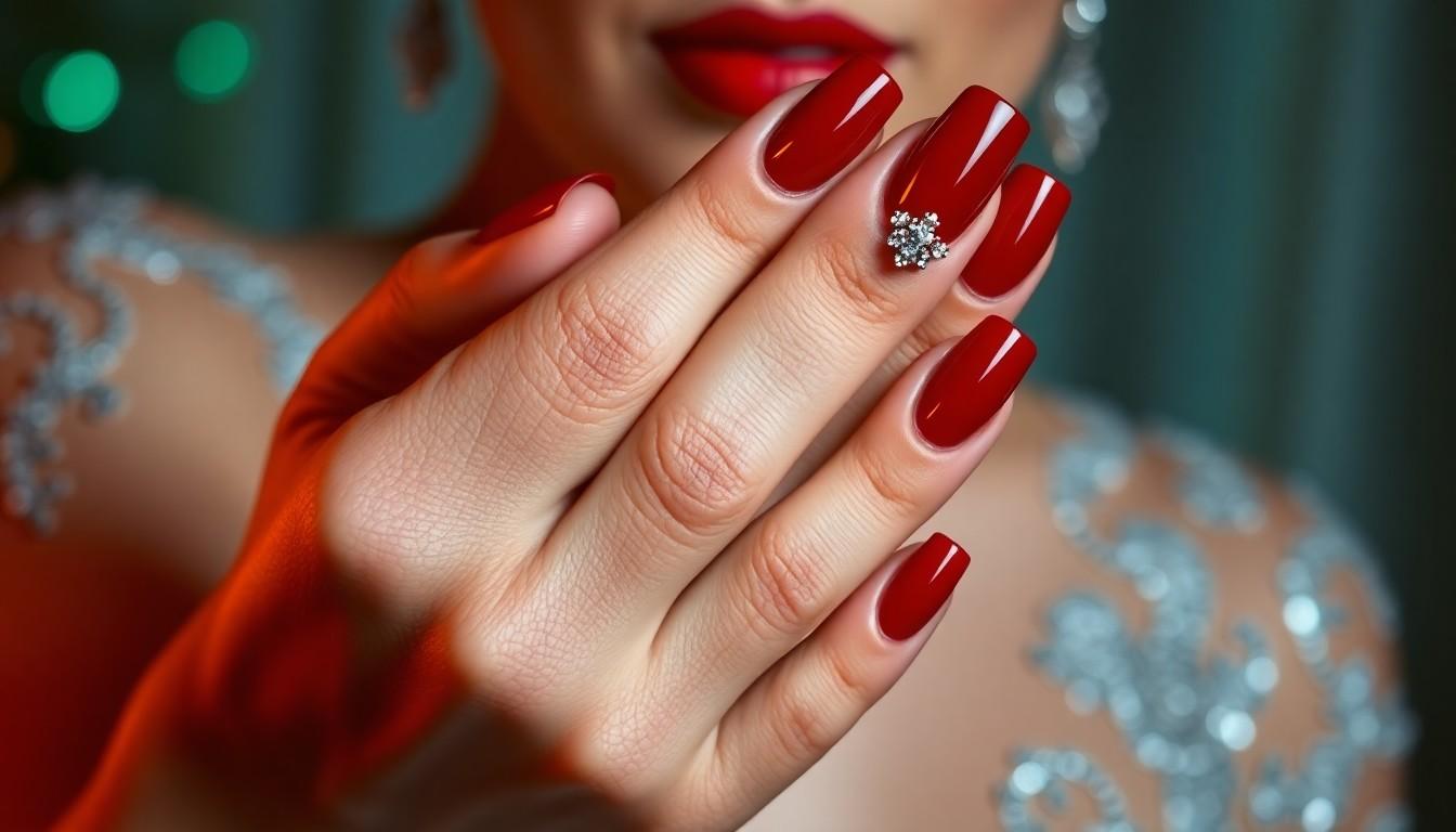 25 Stunning Red Acrylic Nail Ideas for Every Occasion | 2025 Style Guide 6 25 Stunning Red Acrylic Nail Ideas for Every Occasion | 2025 Style Guide 5
