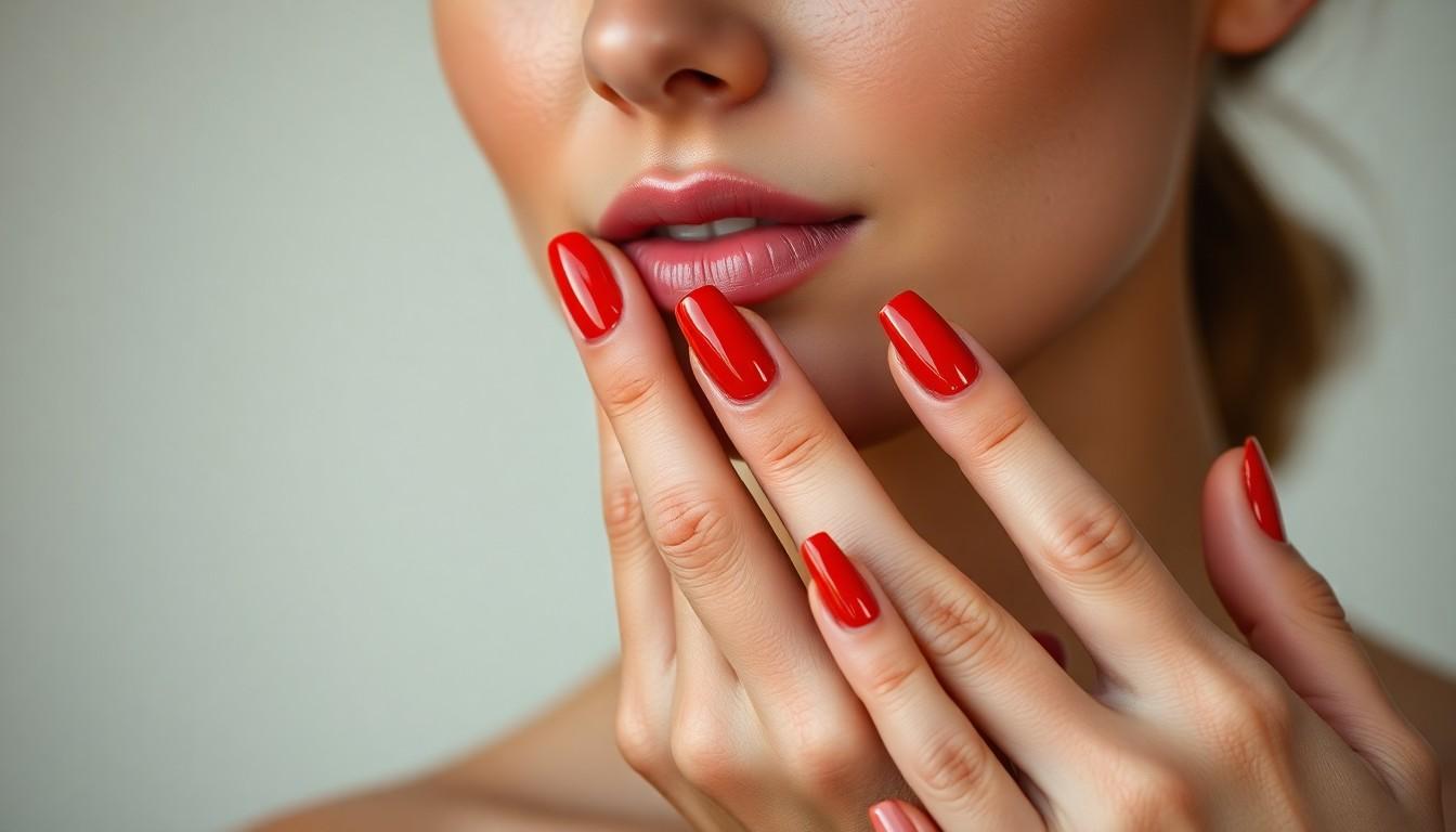 25 Stunning Red Acrylic Nail Ideas for Every Occasion | 2025 Style Guide 2 25 Stunning Red Acrylic Nail Ideas for Every Occasion | 2025 Style Guide 1