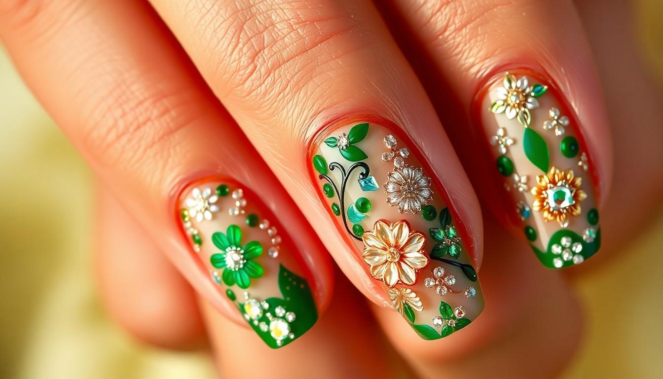 10 Stunning Rhinestone Nail Ideas That Will Make Your Manicure Sparkle | 2025 Trends 16 10 Stunning Rhinestone Nail Ideas That Will Make Your Manicure Sparkle | 2025 Trends 15