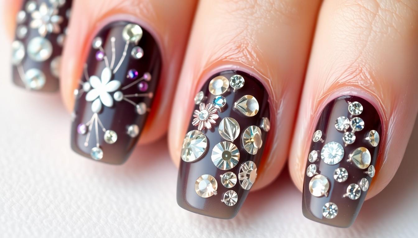 10 Stunning Rhinestone Nail Ideas That Will Make Your Manicure Sparkle | 2025 Trends 18 10 Stunning Rhinestone Nail Ideas That Will Make Your Manicure Sparkle | 2025 Trends 17