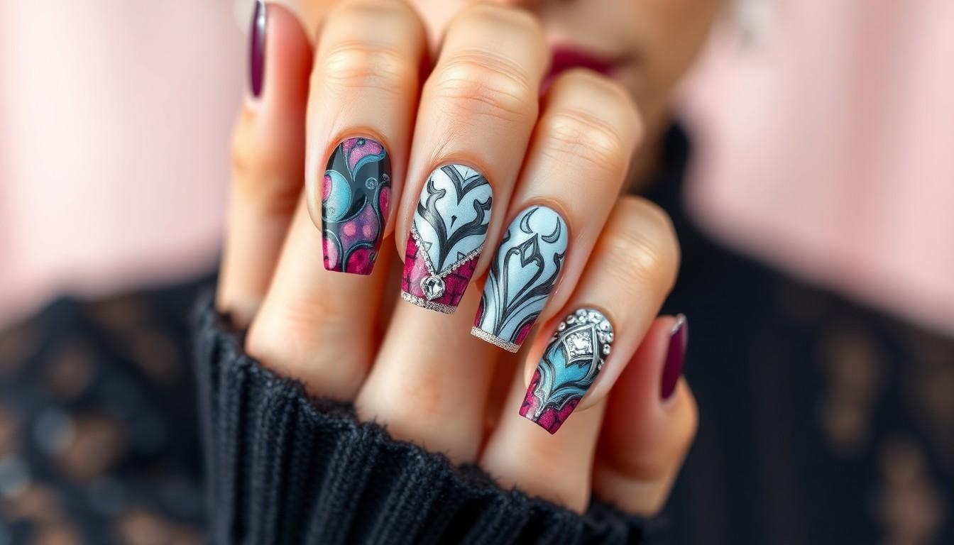 10 Stunning Nail Art Ideas to Transform Your Manicure | DIY Pretty Designs 18 10 Stunning Nail Art Ideas to Transform Your Manicure | DIY Pretty Designs 17