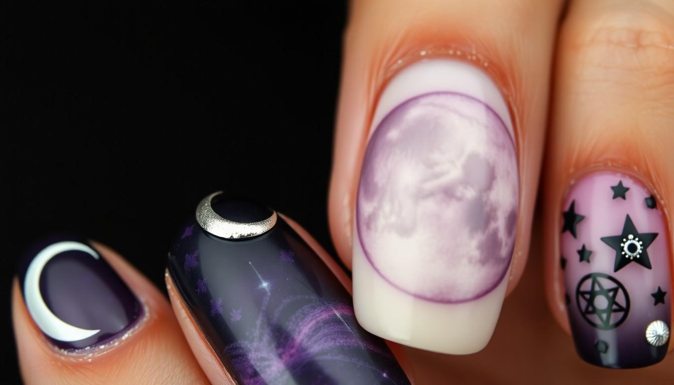 10 Spellbinding Witch Nail Ideas for a Wickedly Stylish Manicure | Halloween & Beyond 2 10 Spellbinding Witch Nail Ideas for a Wickedly Stylish Manicure | Halloween & Beyond 1