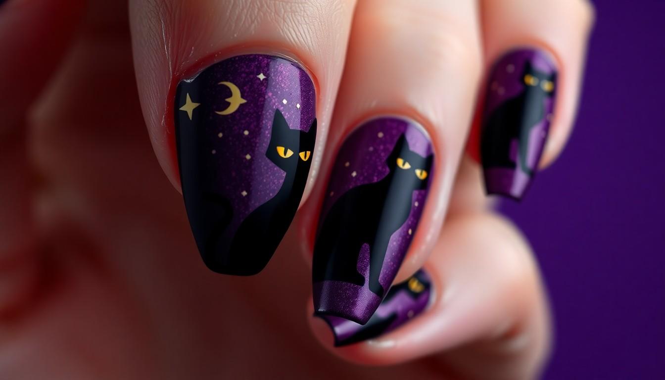 10 Spellbinding Witch Nail Ideas for a Wickedly Stylish Manicure | Halloween & Beyond 8 10 Spellbinding Witch Nail Ideas for a Wickedly Stylish Manicure | Halloween & Beyond 7