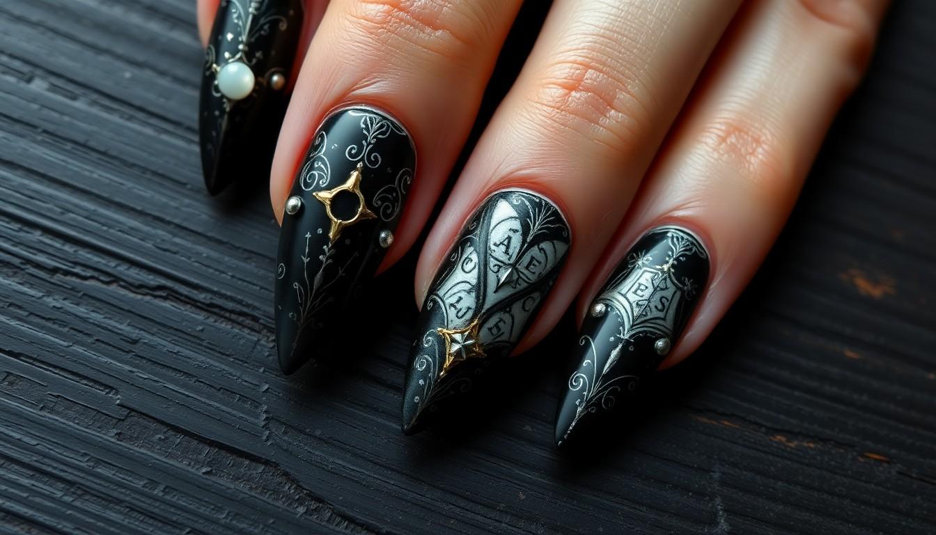 10 Spellbinding Witch Nail Ideas for a Wickedly Stylish Manicure | Halloween & Beyond 14 10 Spellbinding Witch Nail Ideas for a Wickedly Stylish Manicure | Halloween & Beyond 13