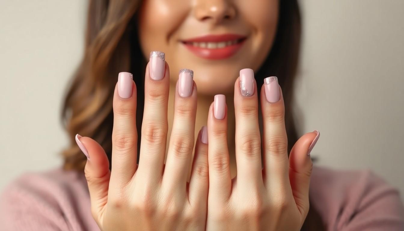 15 Stunning Pink Glitter Nail Ideas for Every Occasion | Sparkle in Style 8 15 Stunning Pink Glitter Nail Ideas for Every Occasion | Sparkle in Style 7
