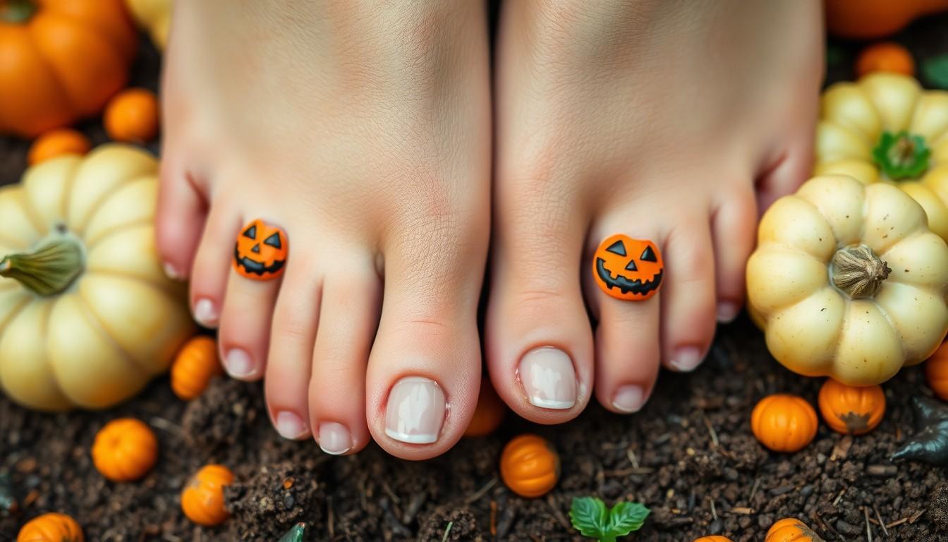 10 Spooktacular Halloween Toe Nail Ideas for Your Festive Feet 8 10 Spooktacular Halloween Toe Nail Ideas for Your Festive Feet 7
