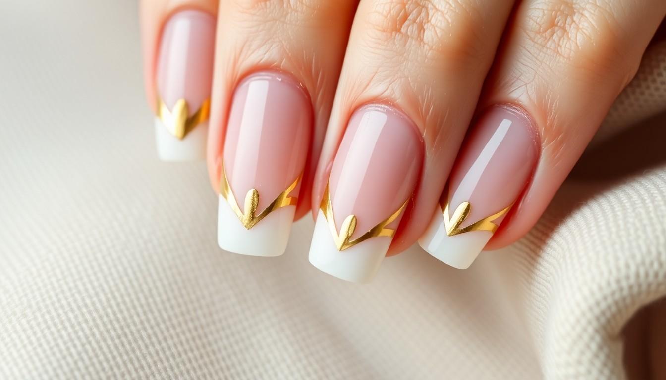 15 Elegant White and Gold Nail Ideas for Any Occasion | Trending 2025 Designs 2 15 Elegant White and Gold Nail Ideas for Any Occasion | Trending 2025 Designs 1